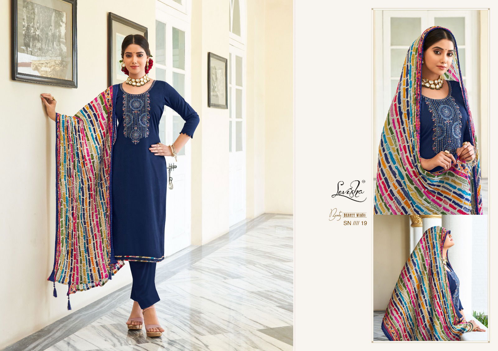 Nivisha Vol 2 By Levisha 19-24 Dress Material Catalog
